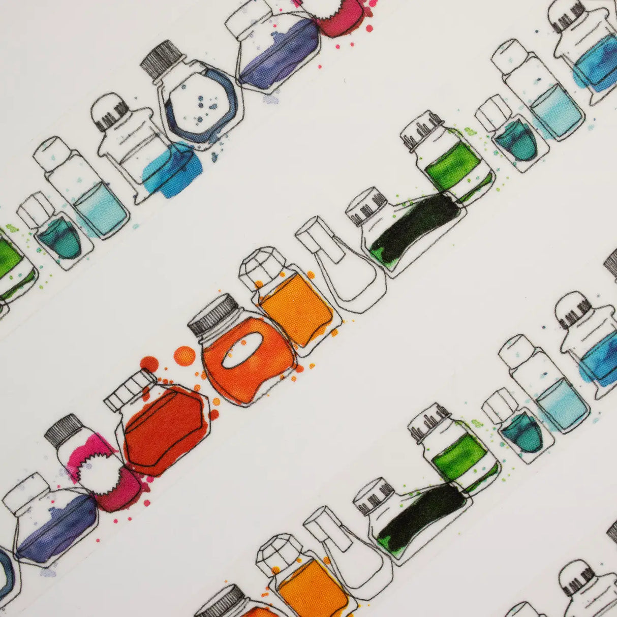 "Inky Dreams" Ink Bottle Washi Tape