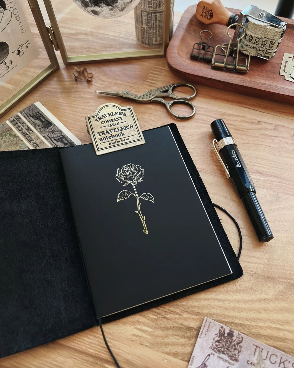 Sarica Studio Rose Notebook (Passport TN Size)