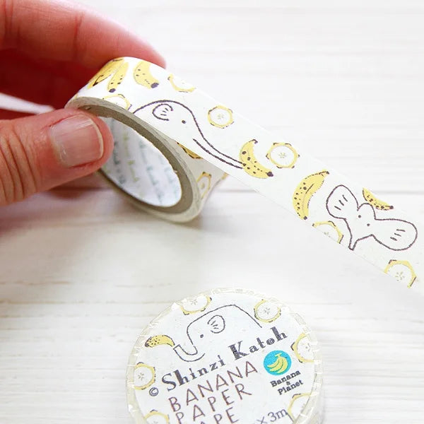 Banana & Elephant Washi Tape