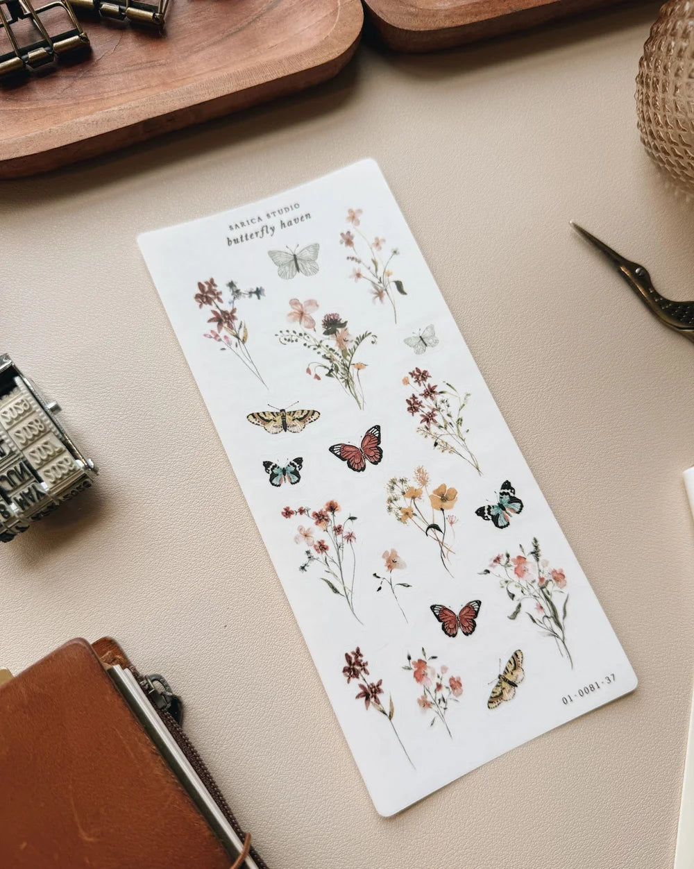 Sarica Studio Butterfly Haven Stickers