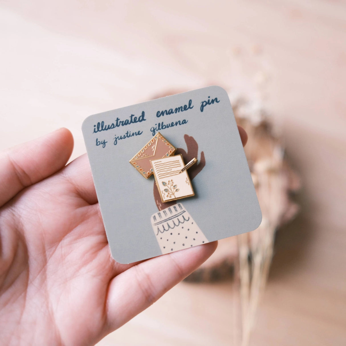 Snail Mail Enamel Pin