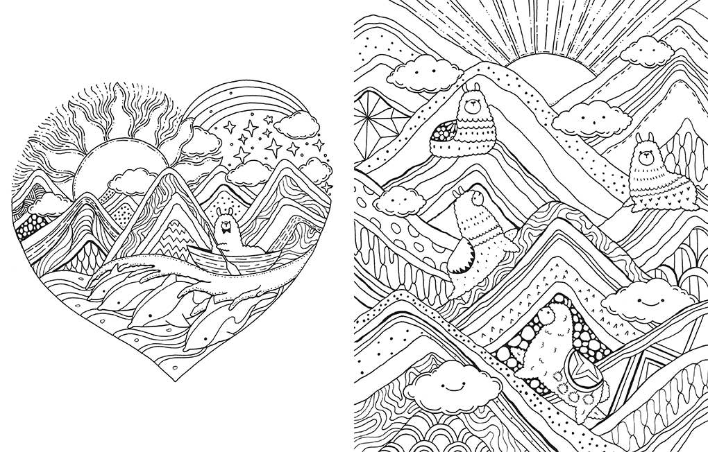A Million Little Monsters Coloring Book By Lulu Mayo