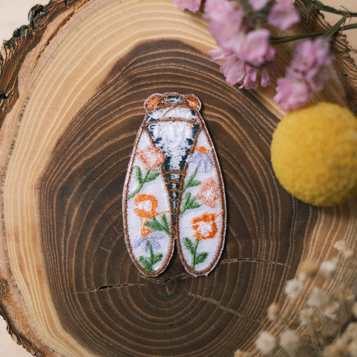 Cicada Small Iron-On Patch