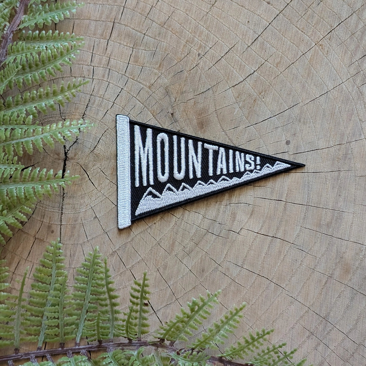 Mountains Pennant Patch