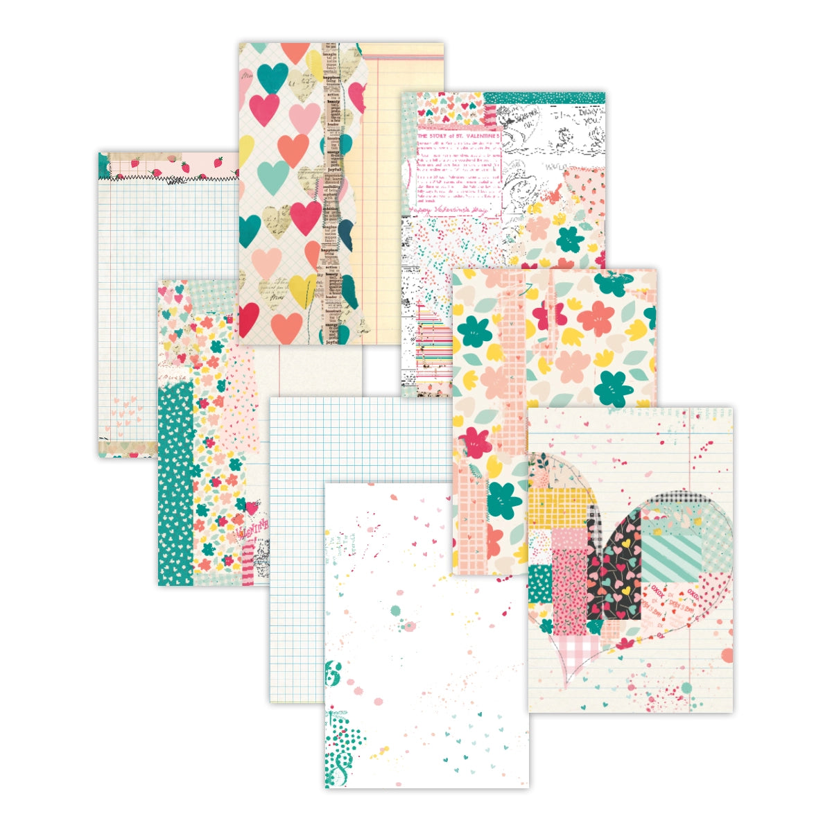 Love Is Kind Collection - 6x9 Single Sided Mixed Paper Pack - 16 Sheets