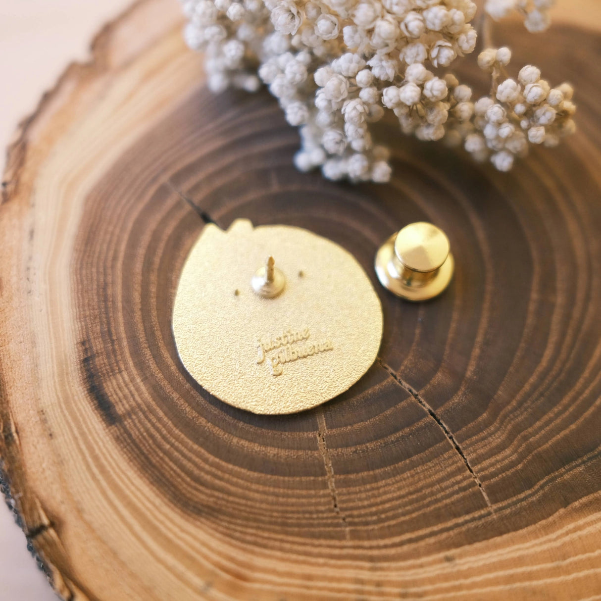 Cat Nap (Orange) Enamel Pin