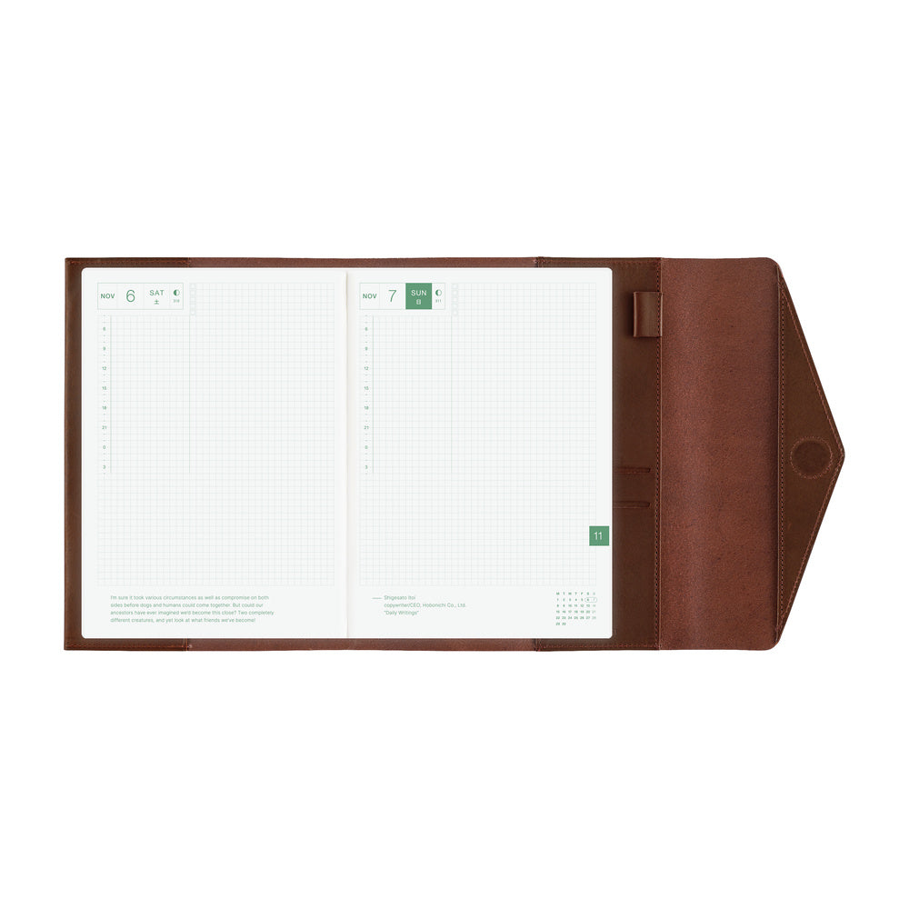 Hobonichi Techo A5 Cover - Glow: Chianti