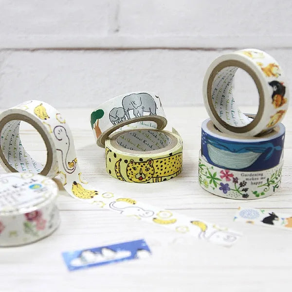 Shiba Inu Washi Tape Papel Plátano