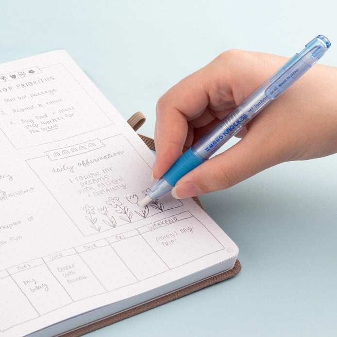 Mono Knock Eraser, Blue, Carded