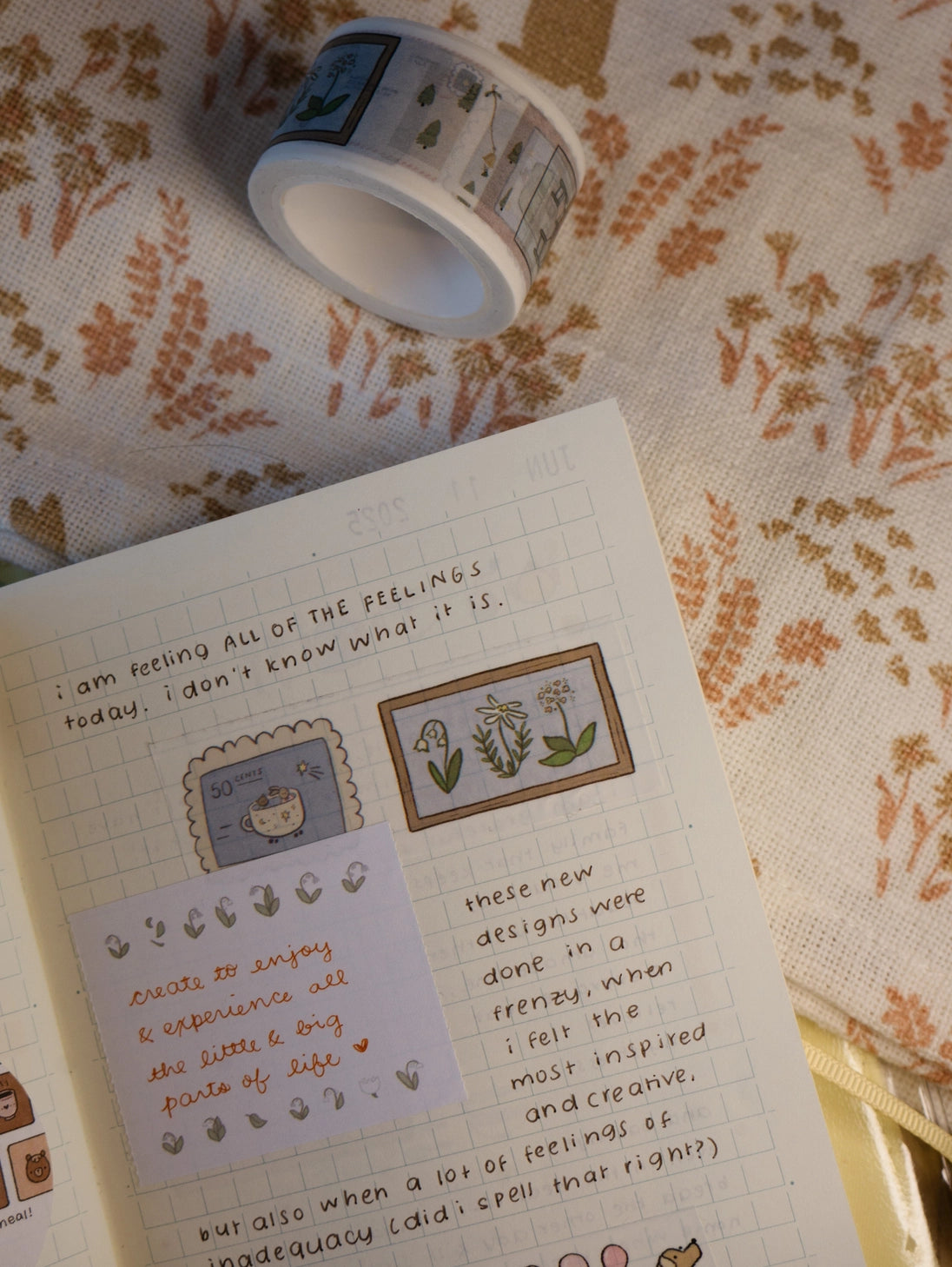 The life of felix the bunny and jonas the bear
25 mm x 10m washi tape