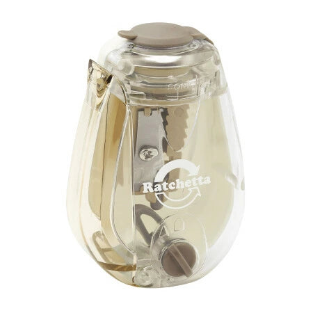 Ratchetta Pencil Sharpener with lead adjustment function - Ivory