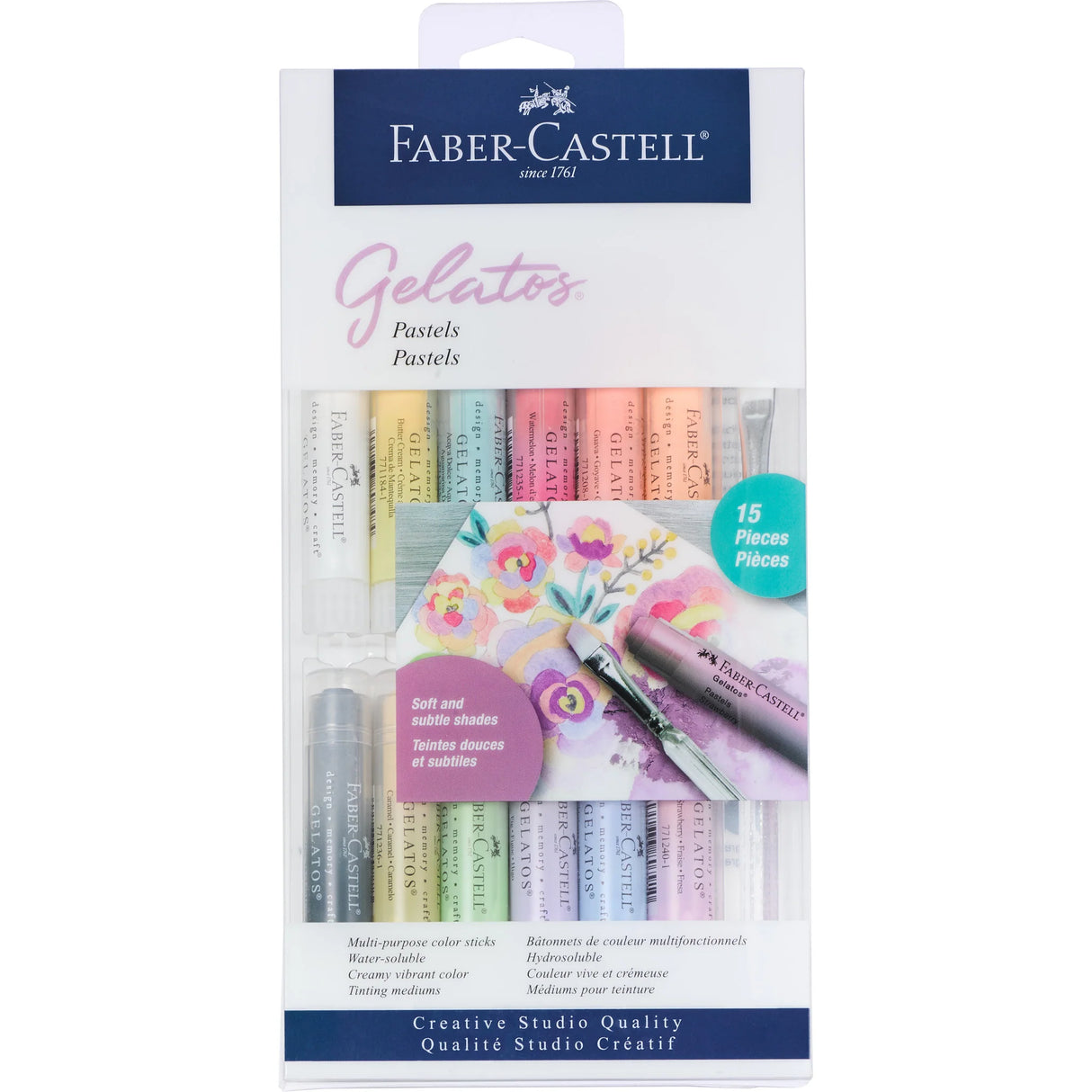 Gelatos, Pastels - 15-Piece Set