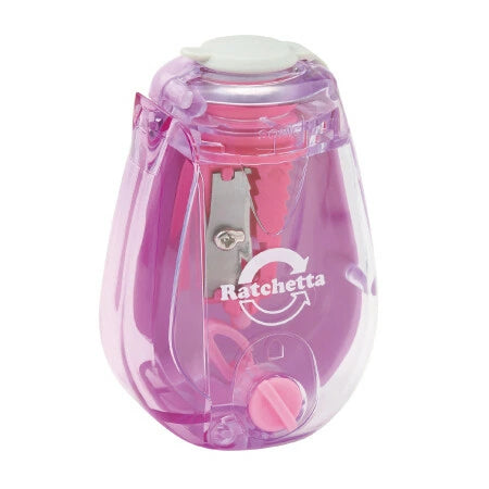 Ratchetta Pencil Sharpener with lead adjustment function - Violet