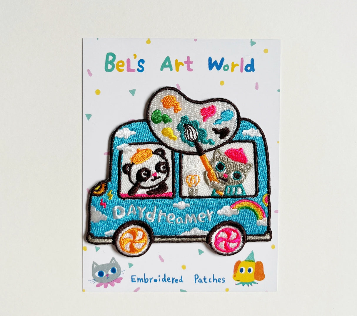 Bel’s Art World Iron-on Patch - Day Dreamer