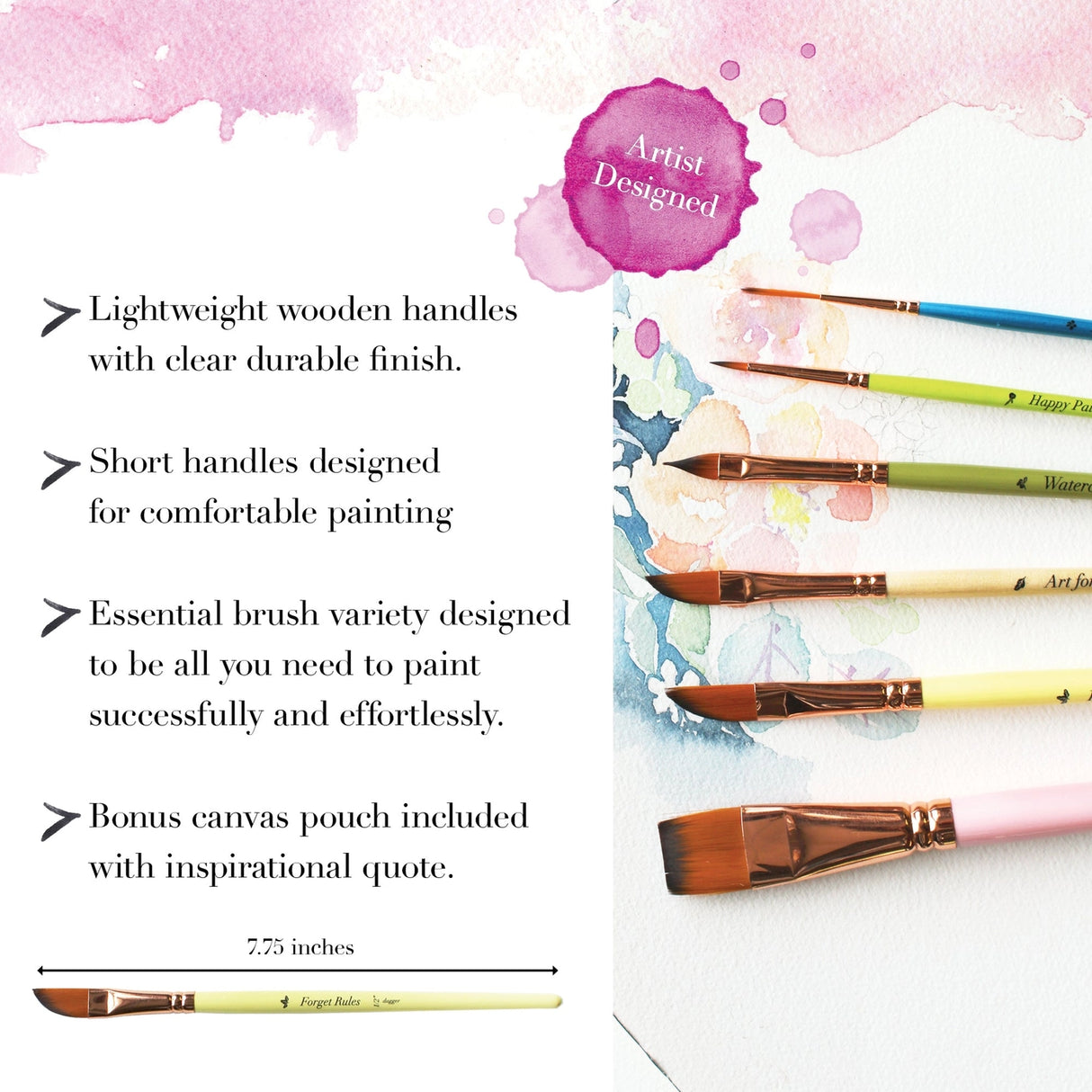 The Art For Joy's Sake Brush Collection