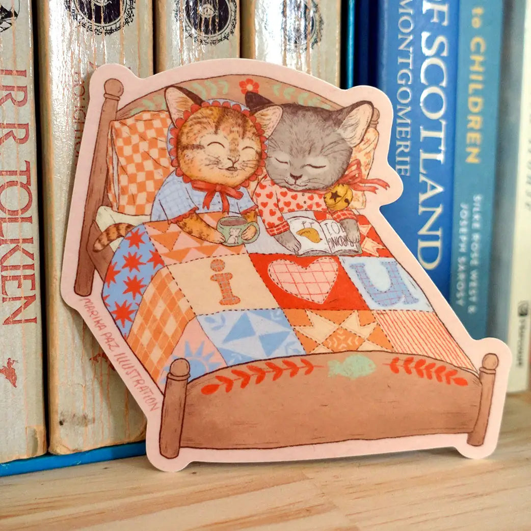 Marika Paz Vinyl Sticker - I Love You