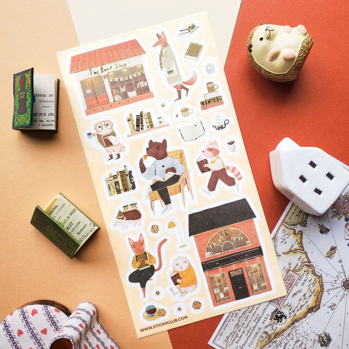 STICKII To the Bookshop Sticker Sheet