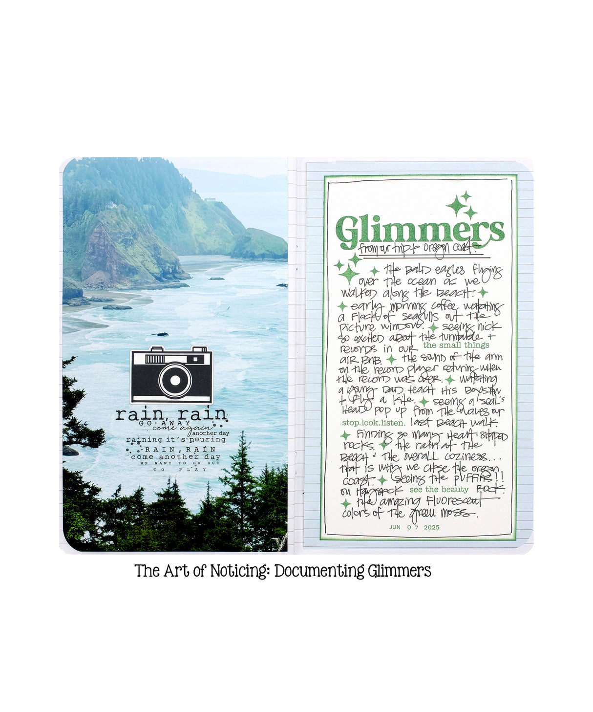The Art of Noticing: Documenting Glimmers with Layle By Mail
