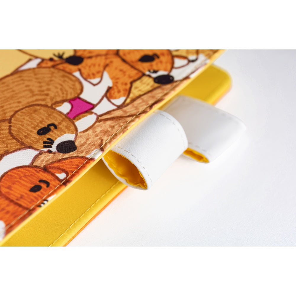 Hobonichi Techo A6 Cover - 100% ORANGE: Squirrel Squadron