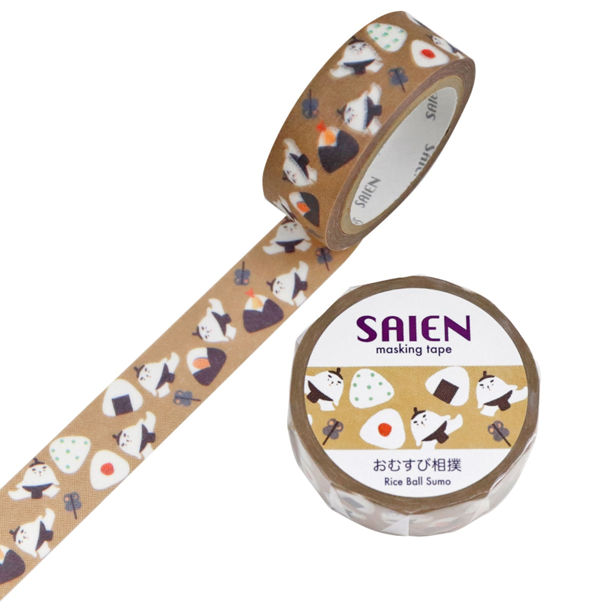 SAIEN Washi Tape - Rice Ball Sumo