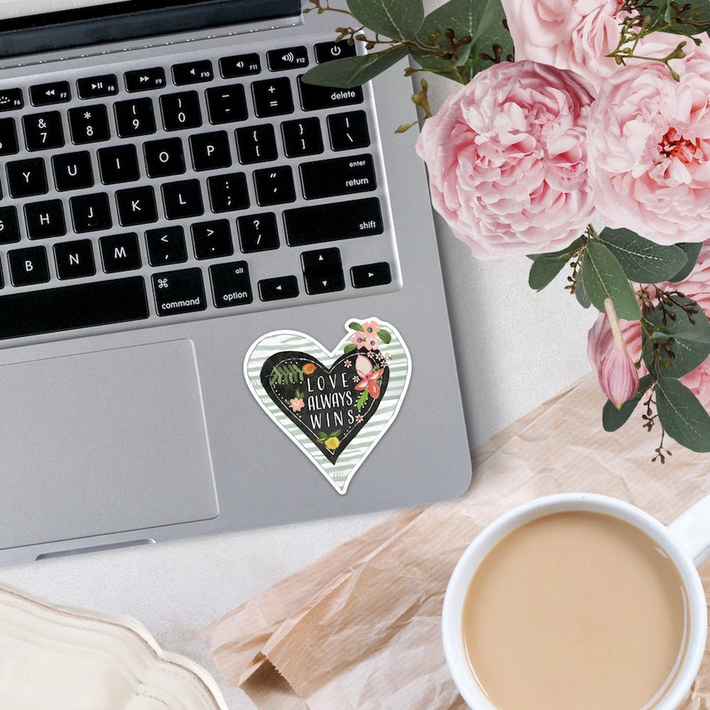 Love Always Wins Vinyl Sticker