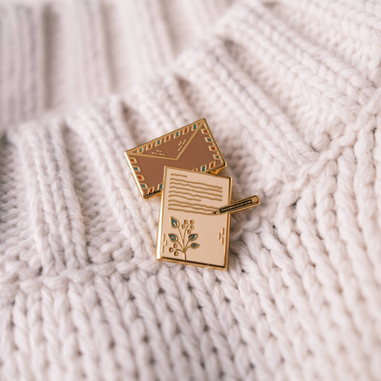 Snail Mail Enamel Pin