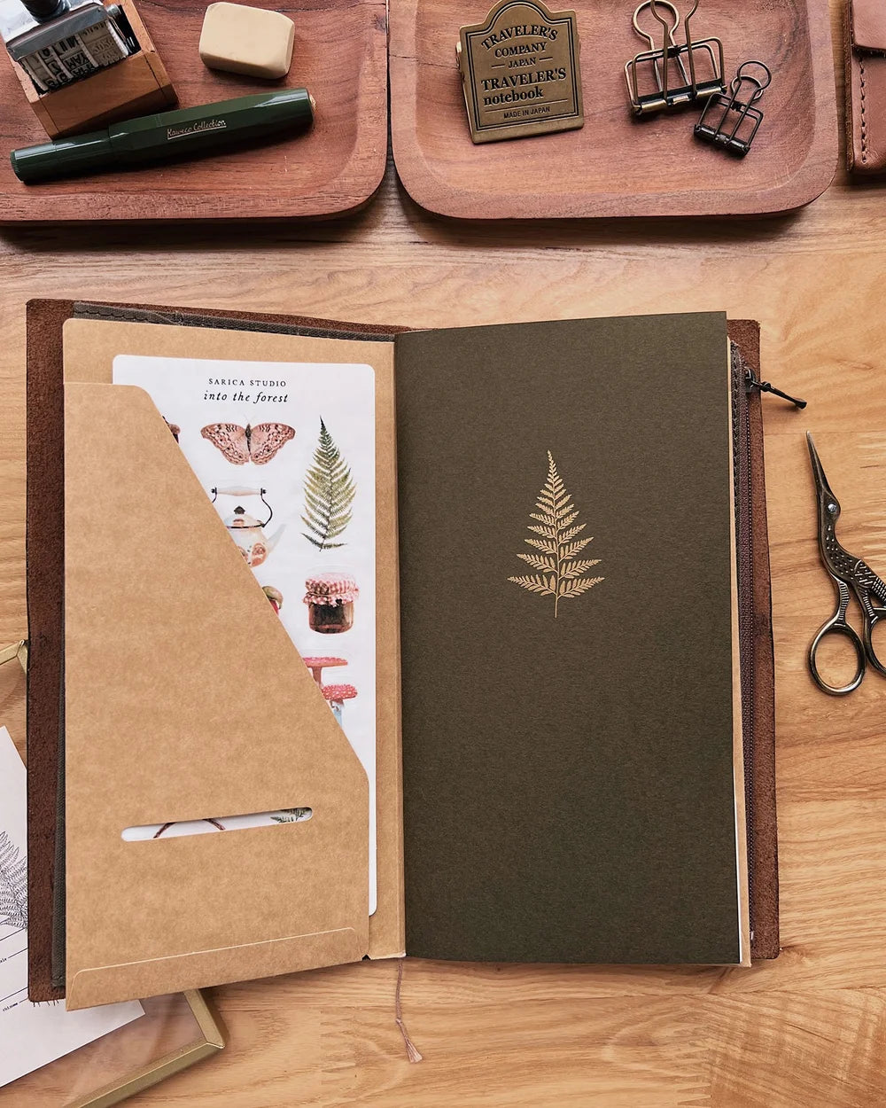 Sarica Studio Fern Notebook (Standard TN Size)