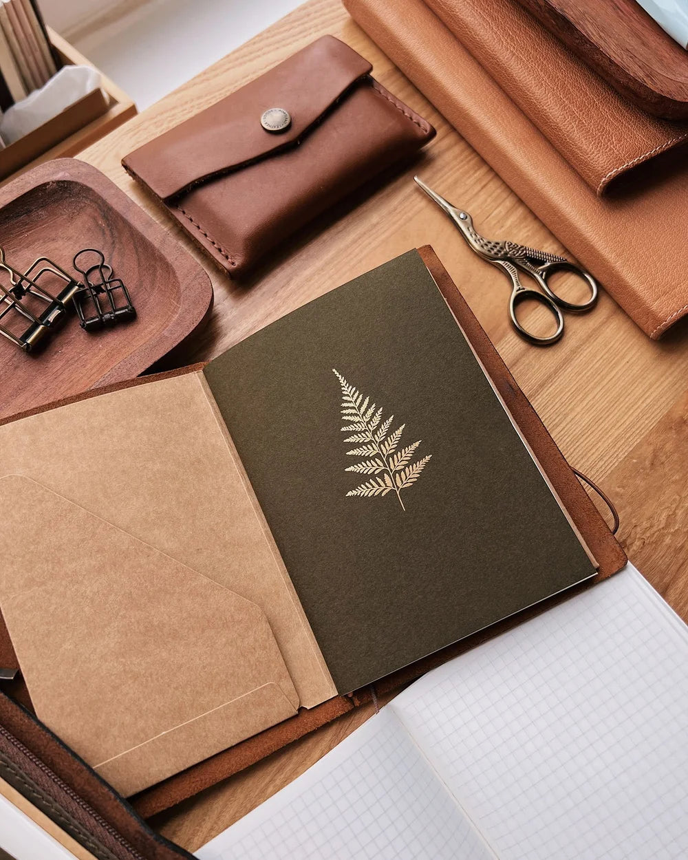 Sarica Studio Fern Notebook (Passport TN Size)