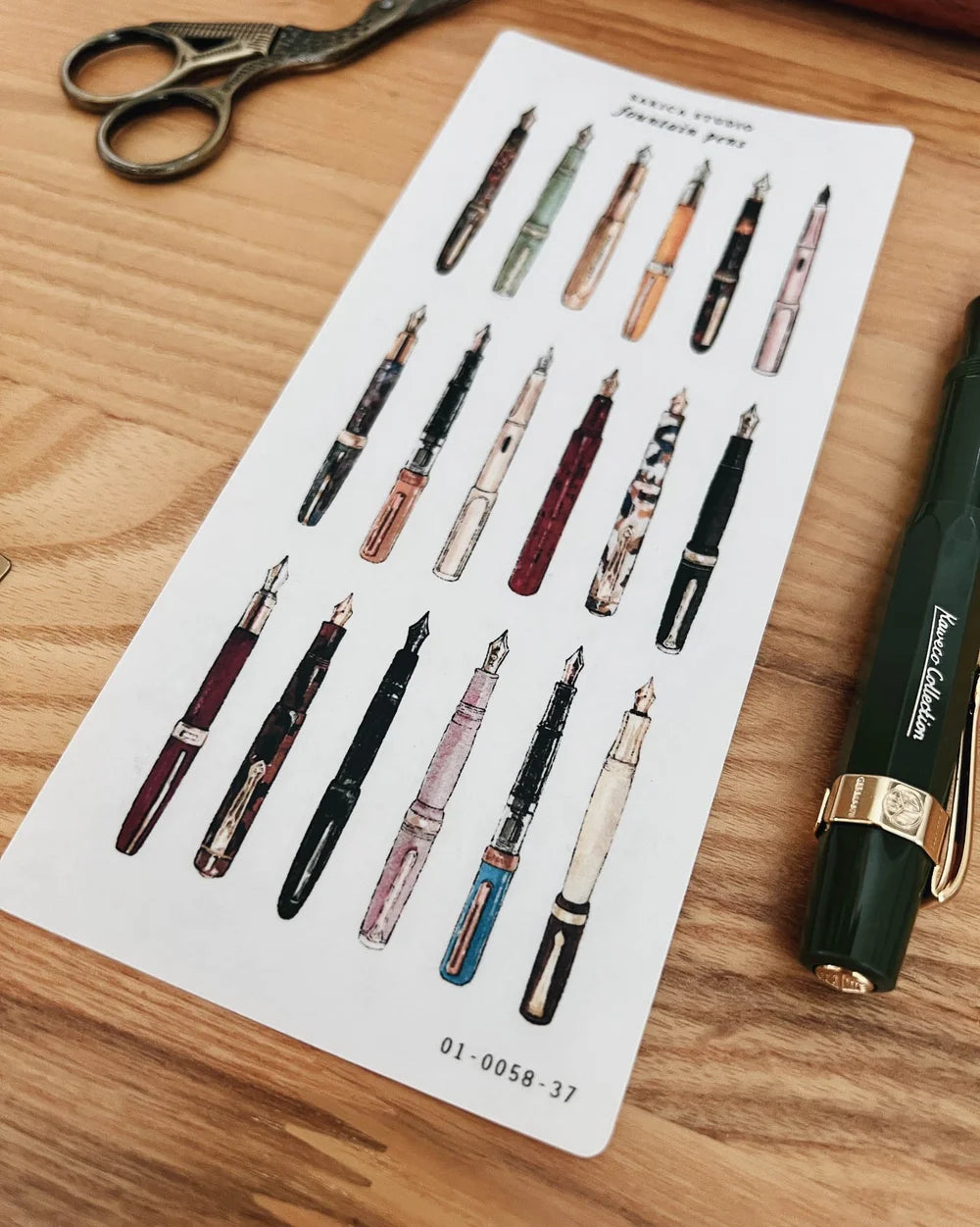 Sarica Studio Fountain Pen Stickers