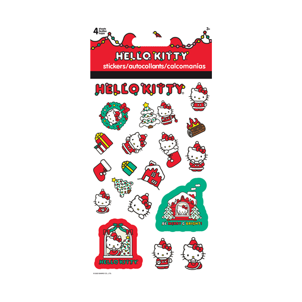 Sanrio Hello Kitty Christmas Stickers