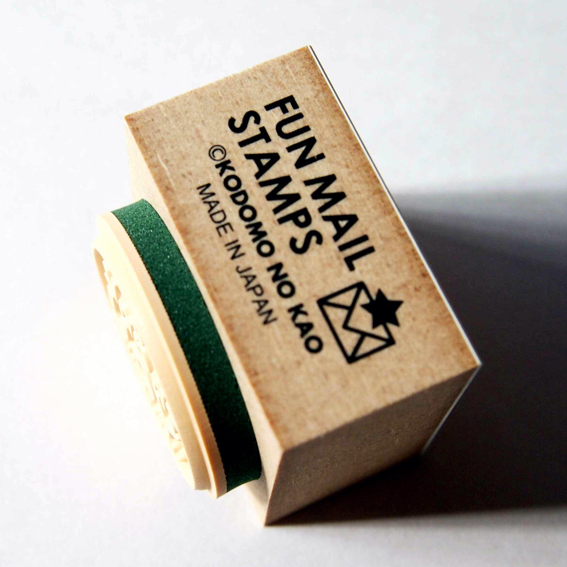 Penguin Open Here Rubber Stamp