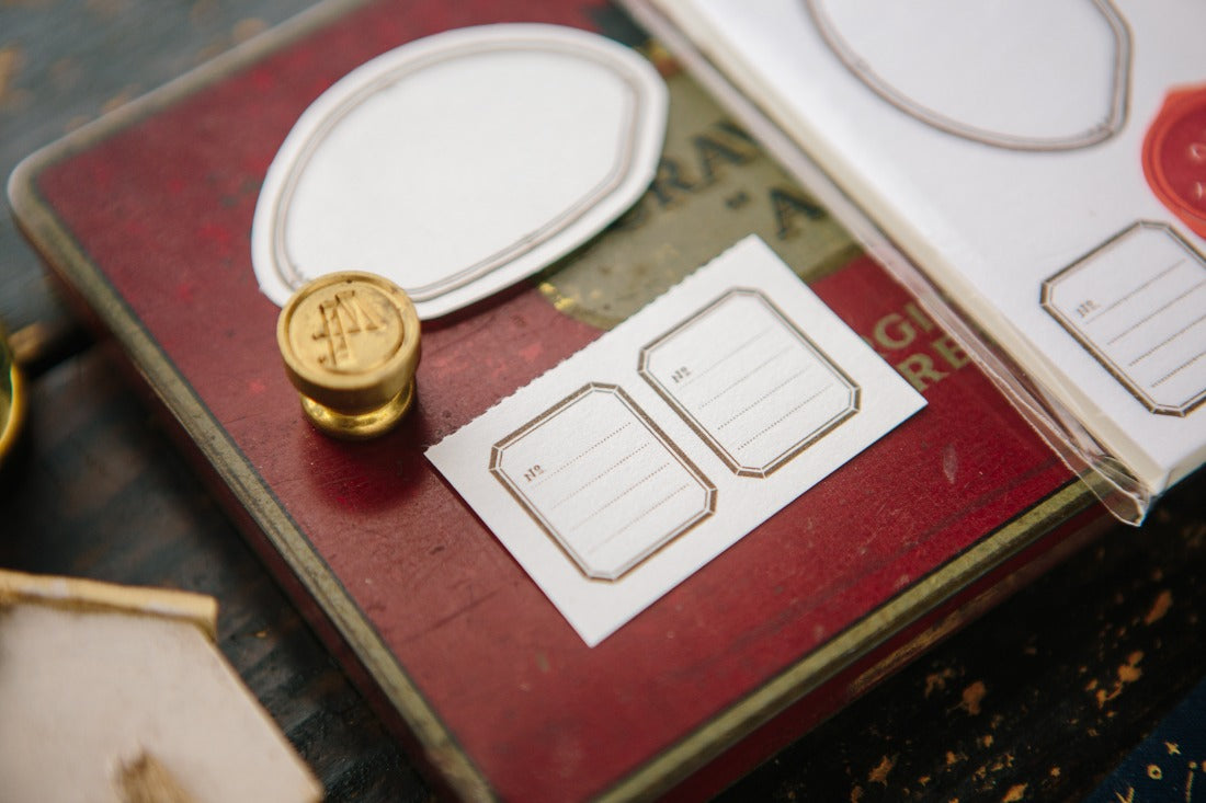 OURS Studio Shell Label Letterpress Book