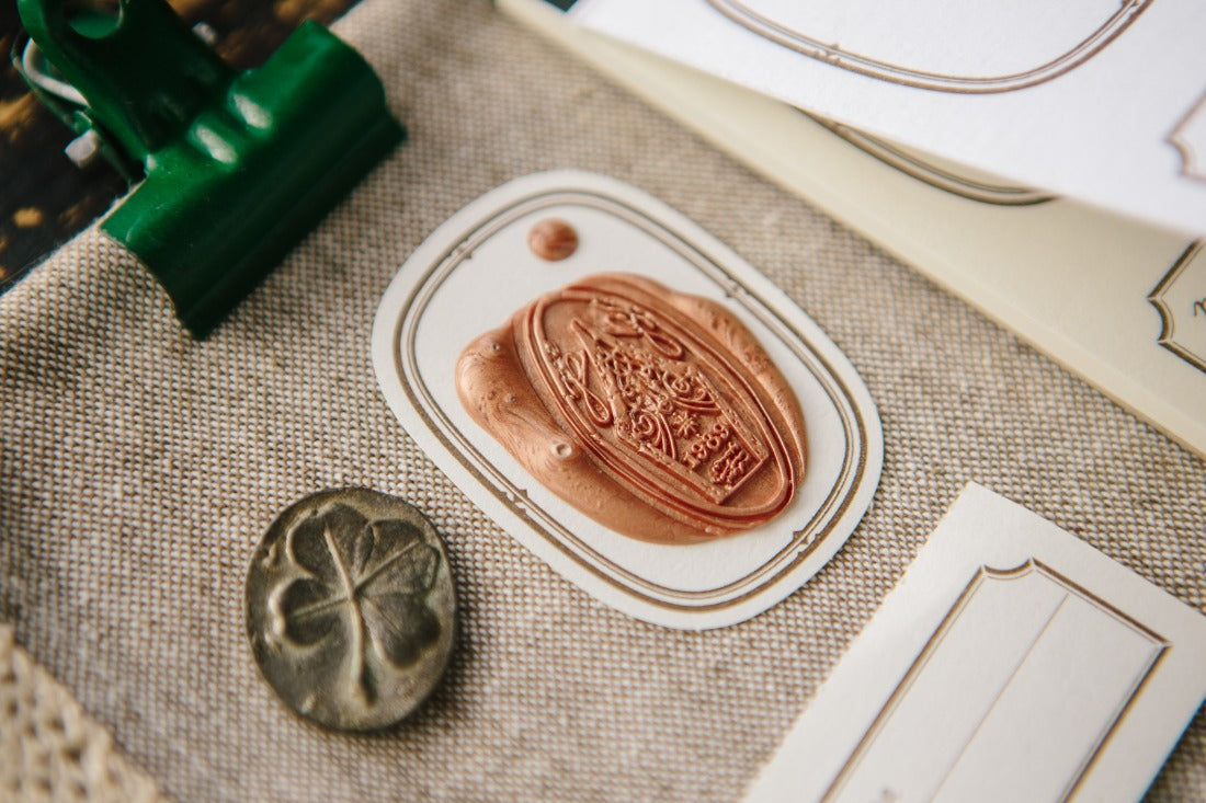 OURS Studio Ellipse Label Letterpress Book