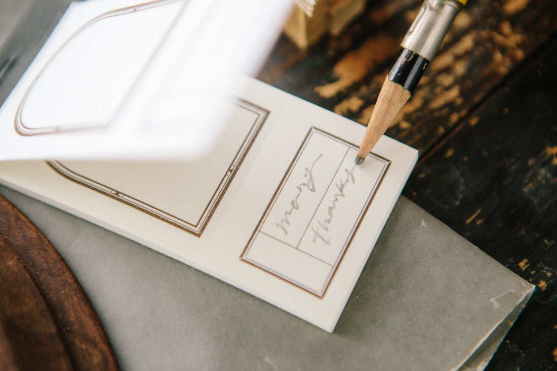 OURS Studio Window Label Letterpress Book