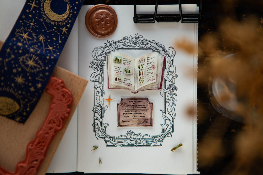 OURS Studio Flower Frame B Rubber Stamp