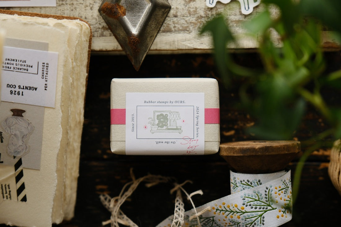 OURS Studio On the Wall Rubber Stamp