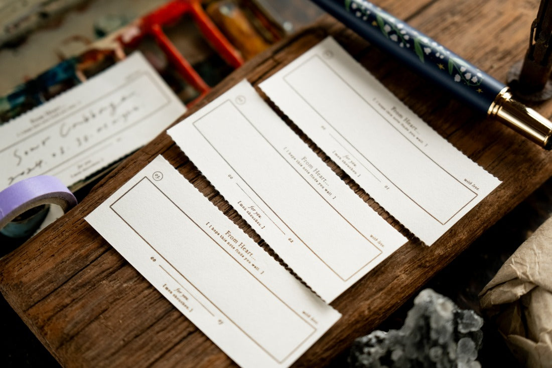 OURS Studio From Heart Letterpress Book