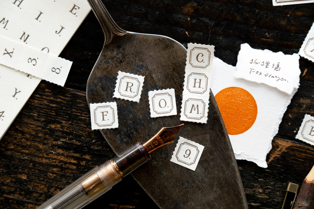 OURS Studio Letters (Framed) Letterpress Book
