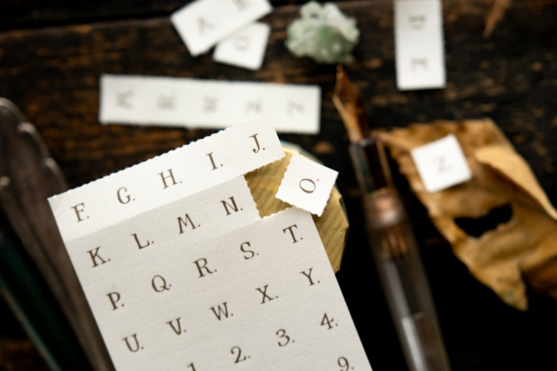 OURS Studio Letters (No Frame) Letterpress Book