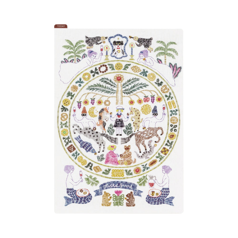 Colorful children's book cover with animal illustrations on a white background