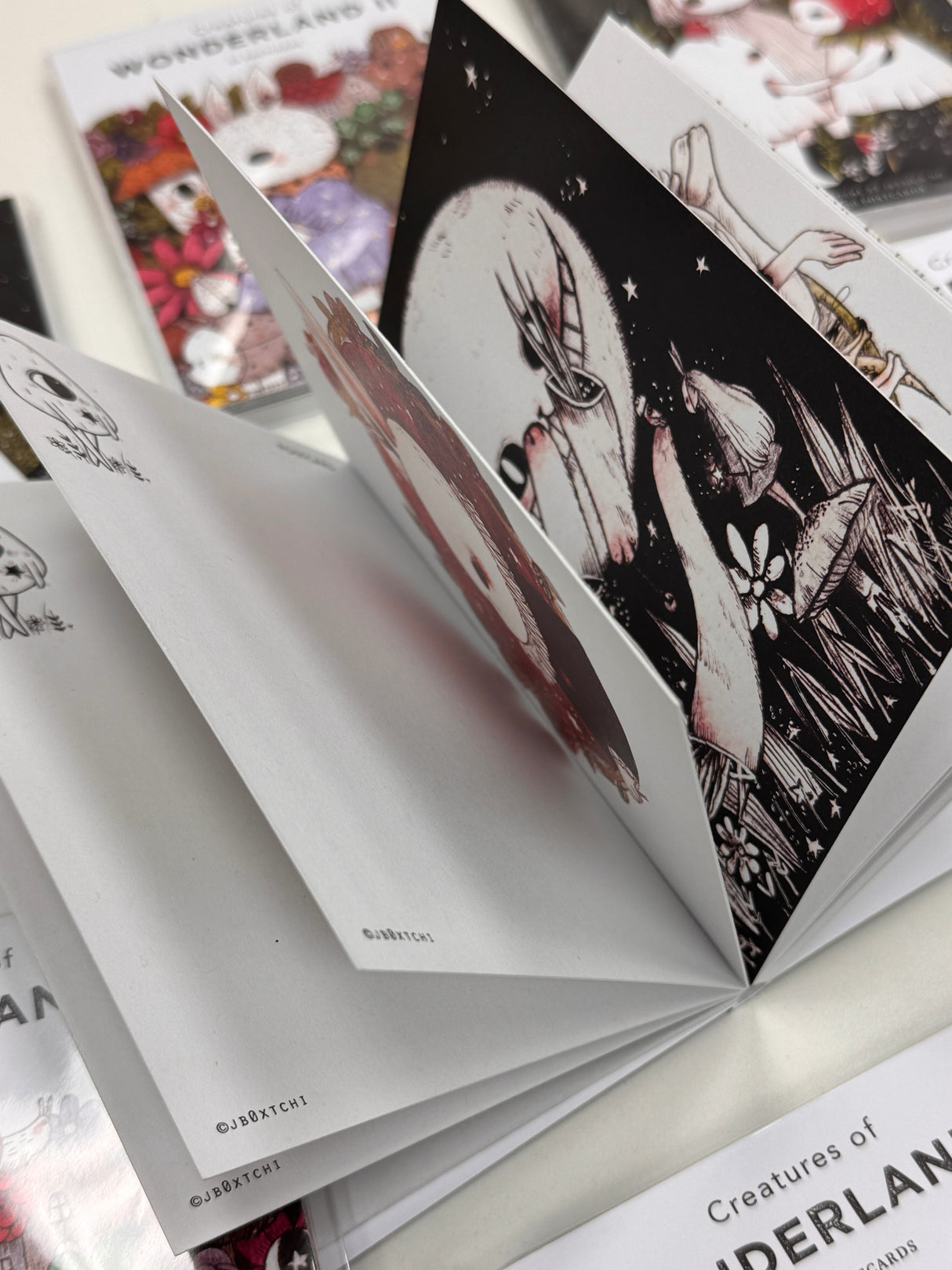 jb0xtchi Postcard Set - Creatures of Wonderland
The Creatures of Wonderland Postcard Set includes 20 postcards featuring artwork illustrated by jb0xtchi (Jessica Ng). jb0xtchi creates stationary and small trinkets from whimsical ideas in the form of painting using ink, watercolor, and gouache.
6in x 4in postcards
20 different designs
All artwork done by Jessica Ng