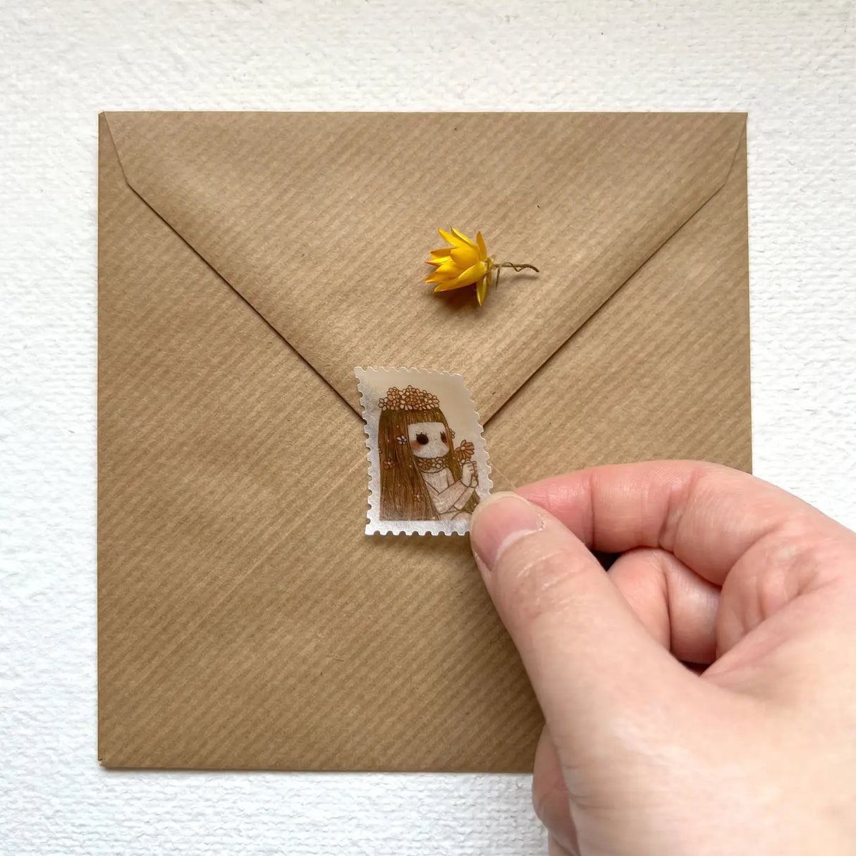 This whimsical stamp themed washi sticker sheet was illustrated by jb0xtchi (Jessica Ng). jb0xtchi creates stationary and small trinkets from whimsical ideas in the form of painting using ink, watercolour, and gouache.
Washi Material Sticker Sheet
Height: 170mm x Width: 90mm
Includes 1 sticker sheet