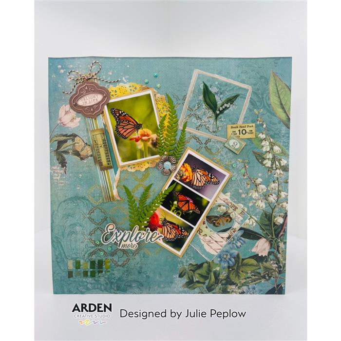 Arden Creative Studio Hidden Creek 6x8 Inch Rub-On Transfer Set