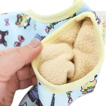 Sanrio Characters Hapidanbui Fleece-lined Socks
