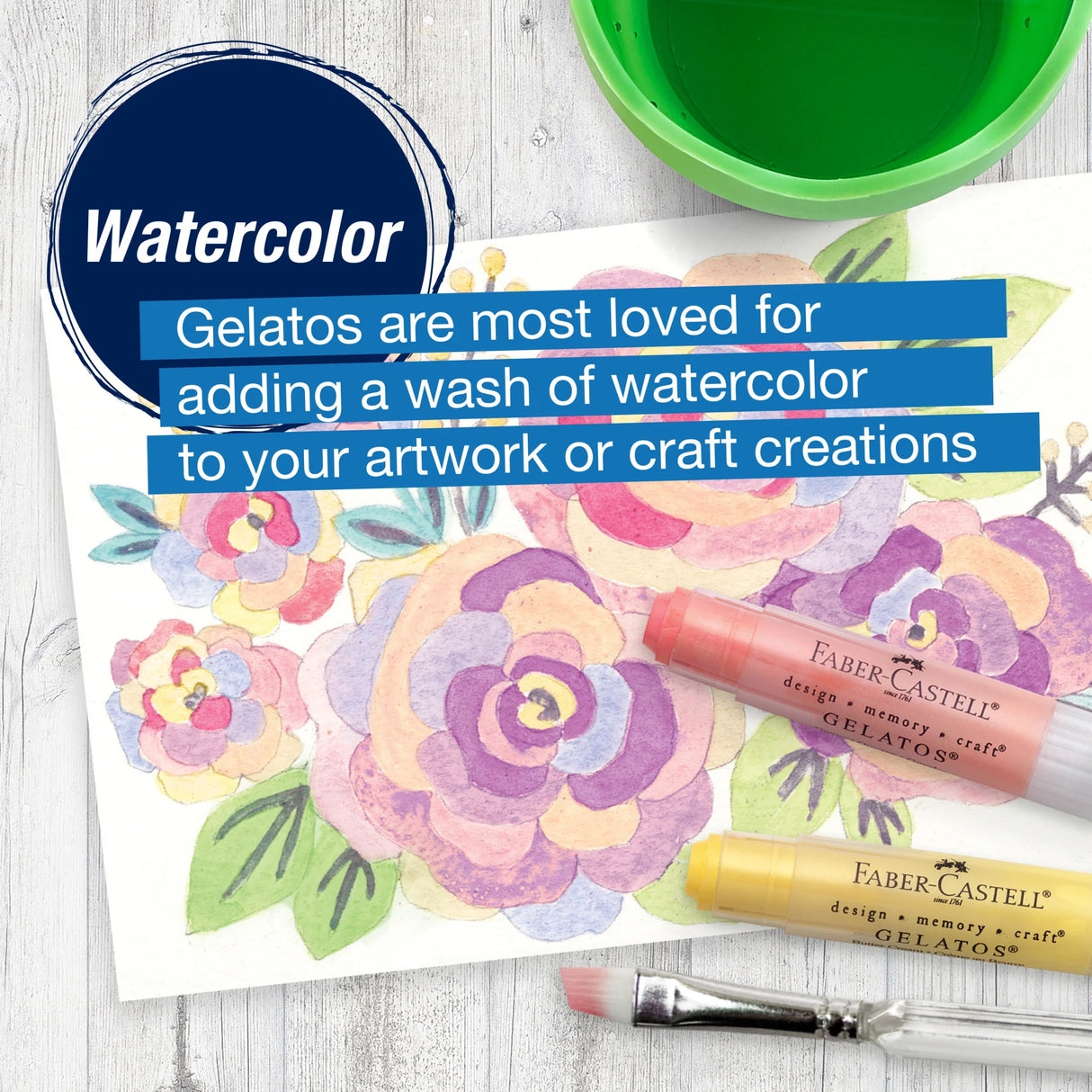 Gelatos, Pastels - 15-Piece Set