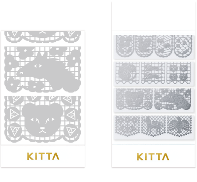 Cinta adhesiva de encaje KITTA Washi