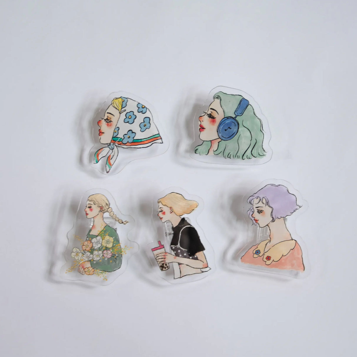 La Dolce Vita - Let's Walk Forward Happily, Together Acrylic Clip