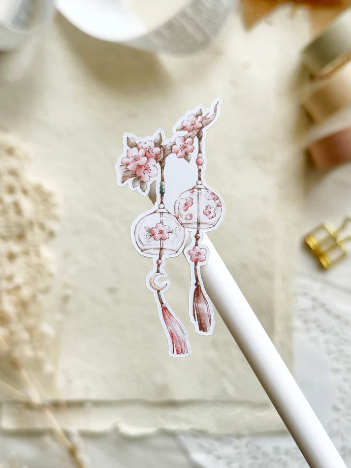 leelajournals Sakura & Lanterns Sticker Sheet - 2 pc Set
♡2pc sticker sheet set - 2 large
♡ pet matte (clear)
♡ all sheet dimensions estimated: L: 4x7 (in) | S: 4x3 (in)