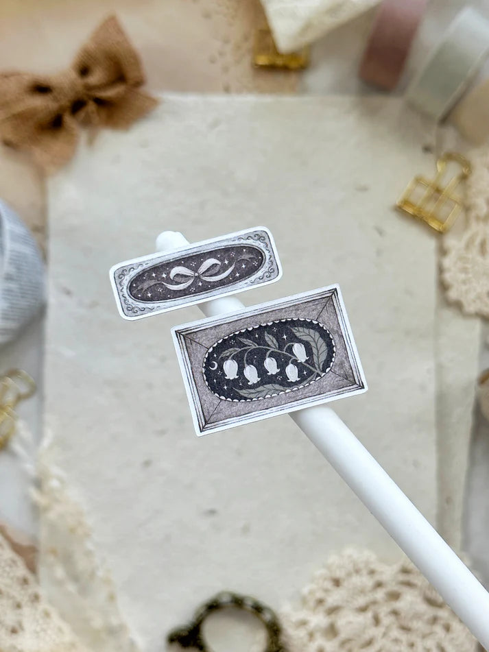 leelajournals Whimsical Deco Framed Sticker Sheet - 2 pc Set
♡ 2pc sticker sheet set - 2 large
♡ pet matte (clear)
♡ all sheet dimensions estimated: L: 4x7 (in) | S: 4x3 (in)