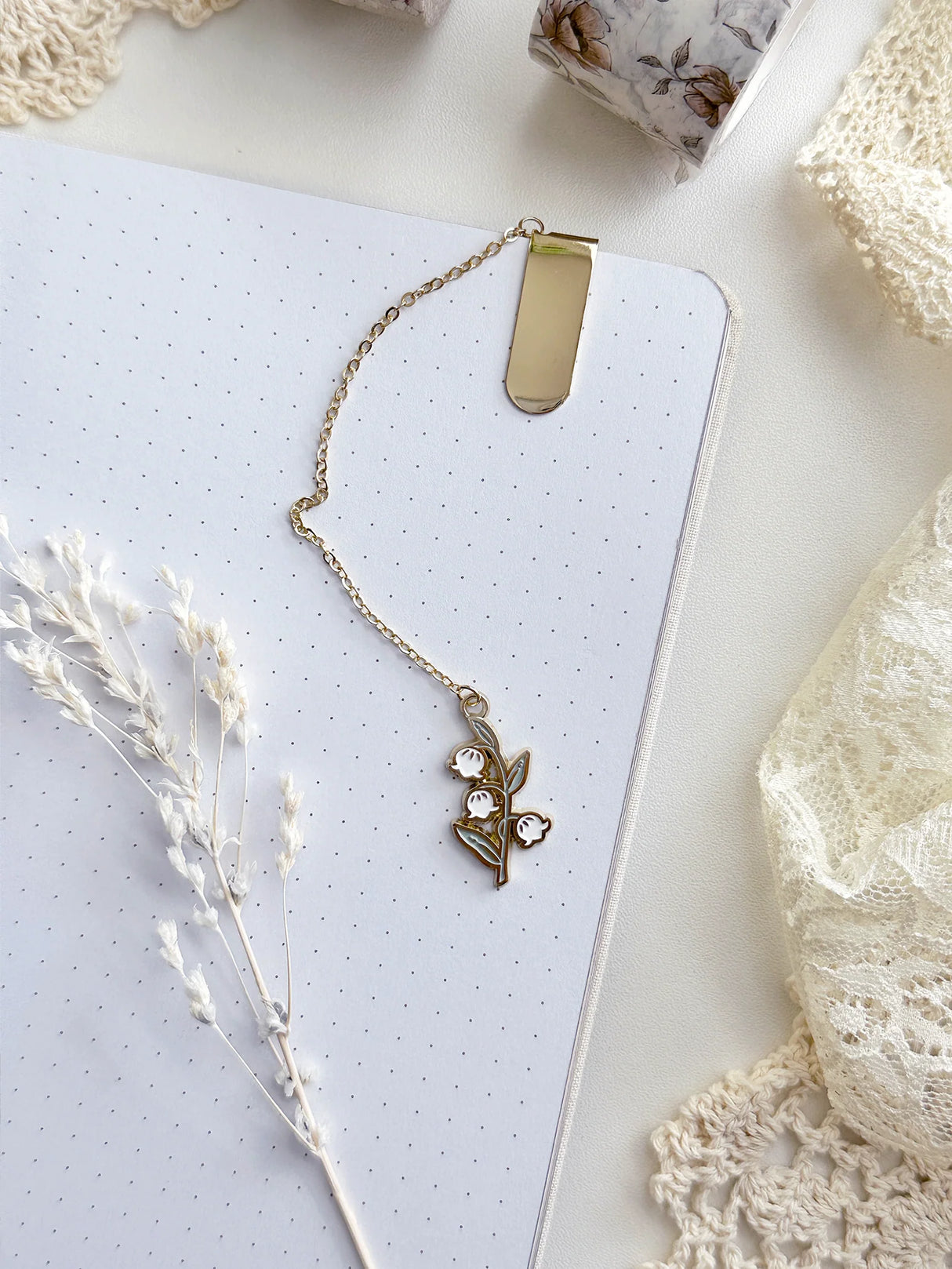 Lily of the Valley Notebook A5 (dotted)